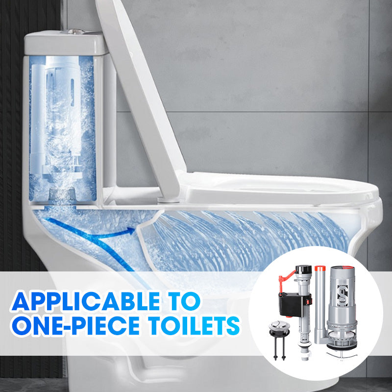 Leak-proof accessory set for toilet tank
