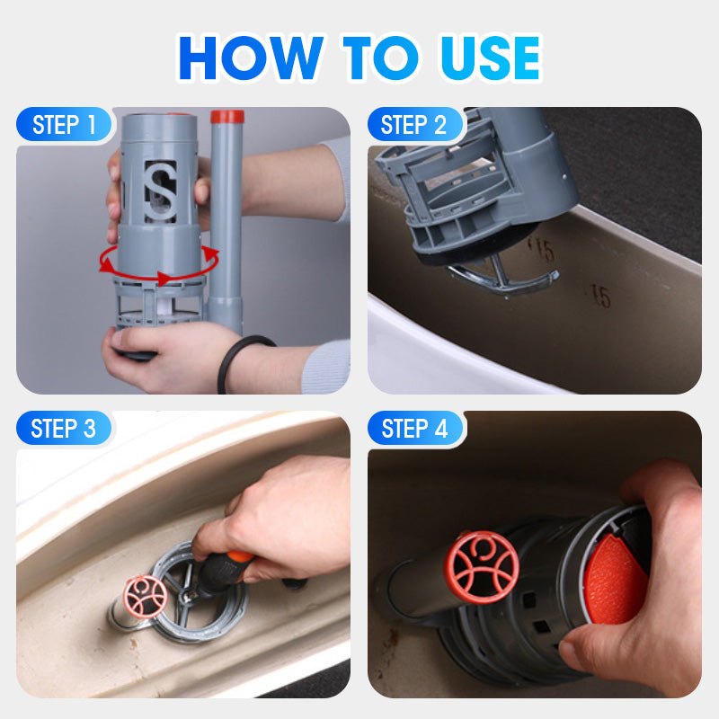 Leak-proof accessory set for toilet tank