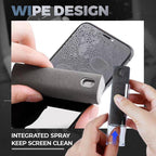 3-in-1 fingerprint-safe screen cleaner