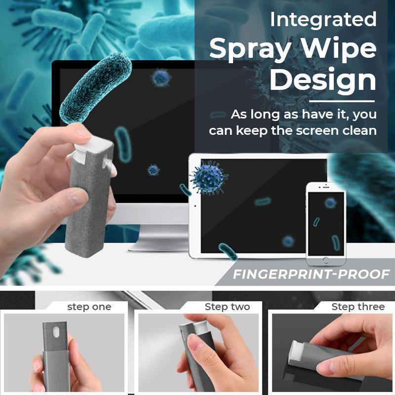 3-in-1 fingerprint-safe screen cleaner
