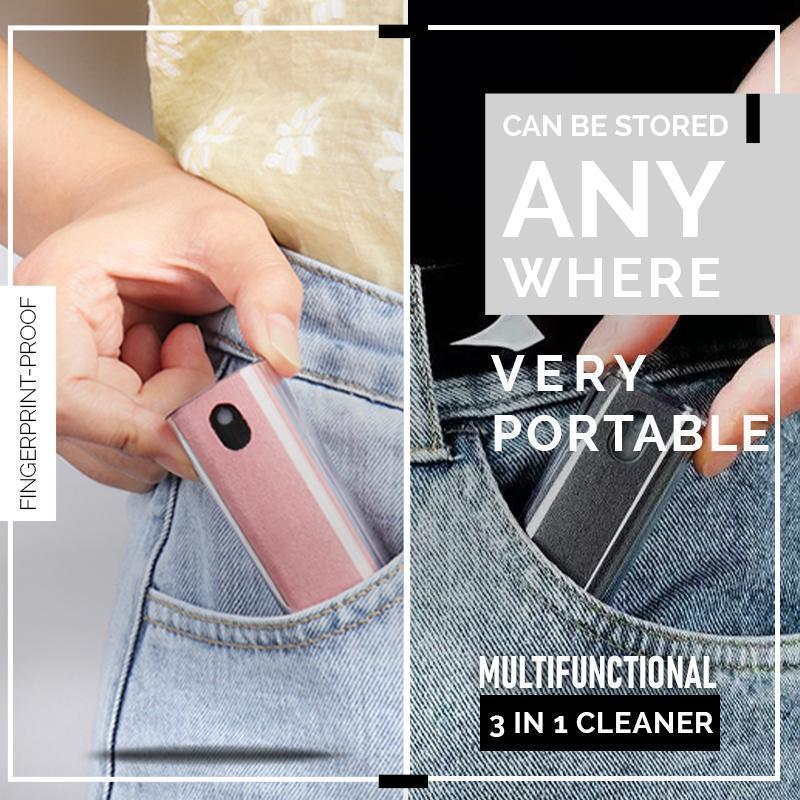 3-in-1 fingerprint-safe screen cleaner