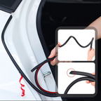 Soundproof sealing strips for B- and C-pillars in cars (especially for Volkswagen)