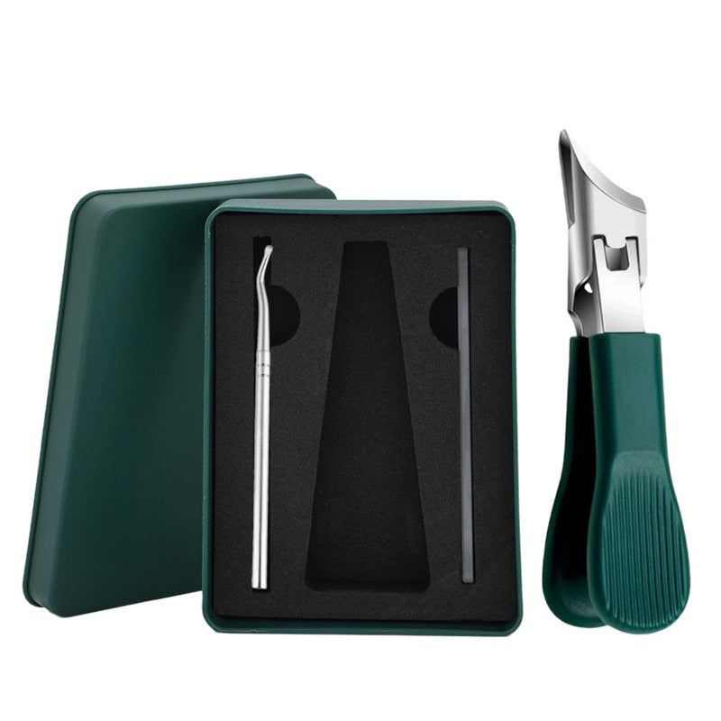 Set with 3 angled nail clippers in the shape of an eagle claw