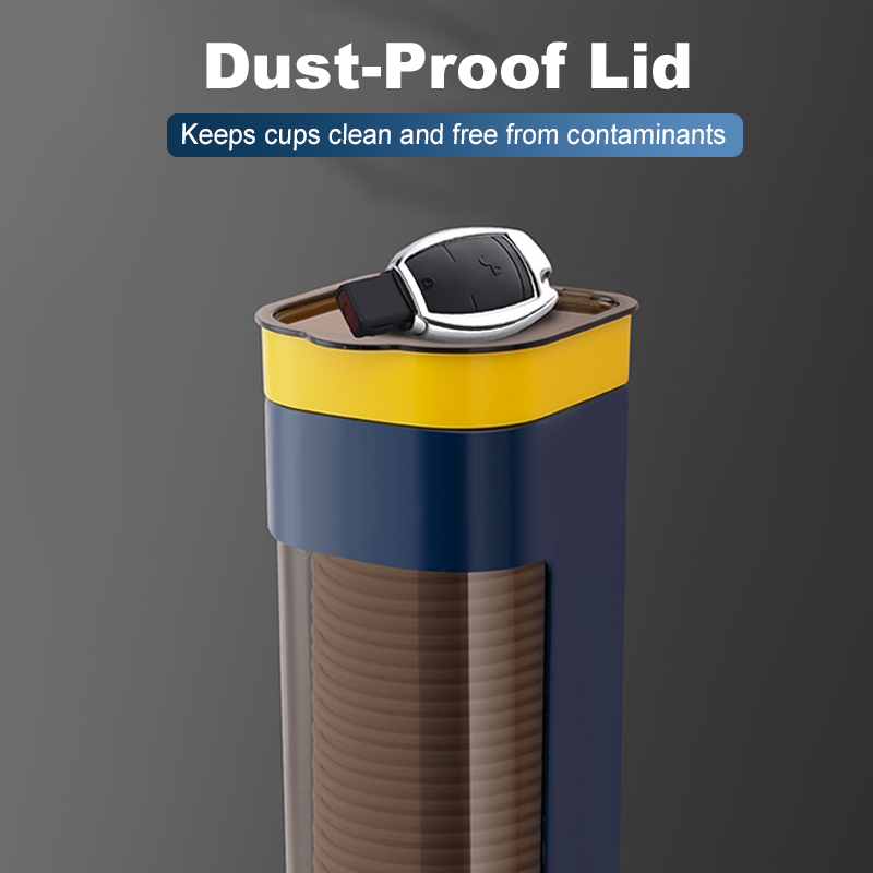 Wall-mounted dispenser holder for disposable cups