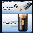 SwiftClean Handheld Vacuum | Effortless cleaning with 5 versatile accessories