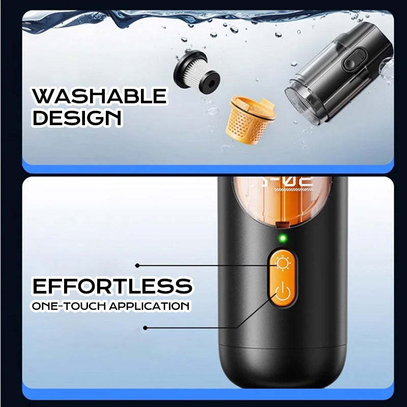 SwiftClean Handheld Vacuum | Effortless cleaning with 5 versatile accessories