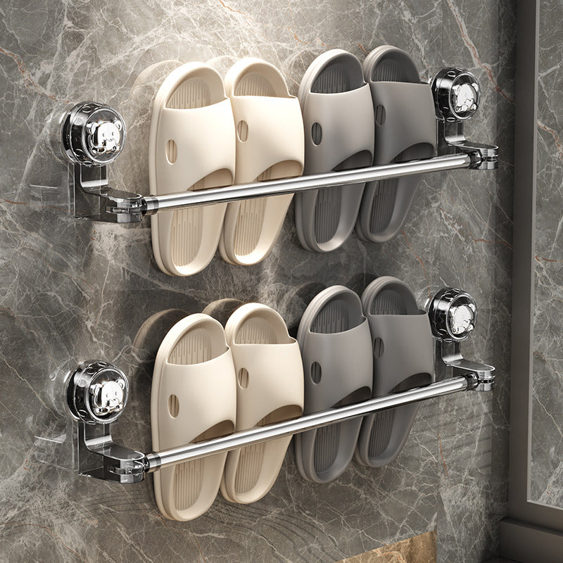 Adjustable towel holder with suction cup