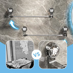 Adjustable towel holder with suction cup