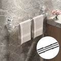 Adjustable towel holder with suction cup