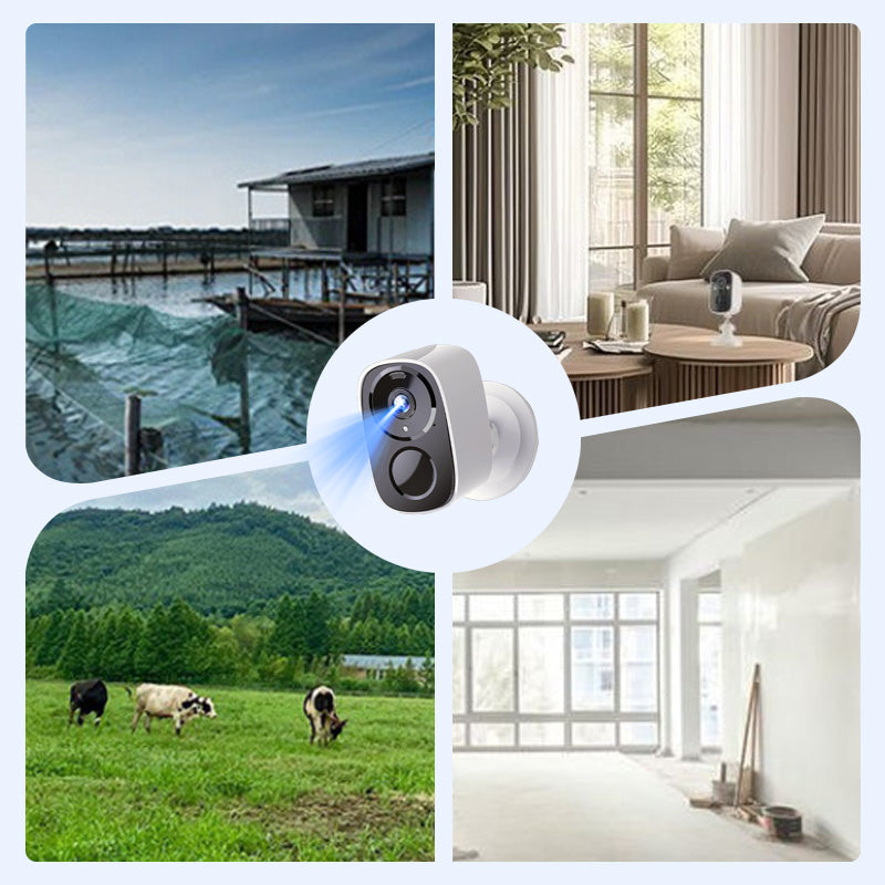 Waterproof HD surveillance camera with night vision