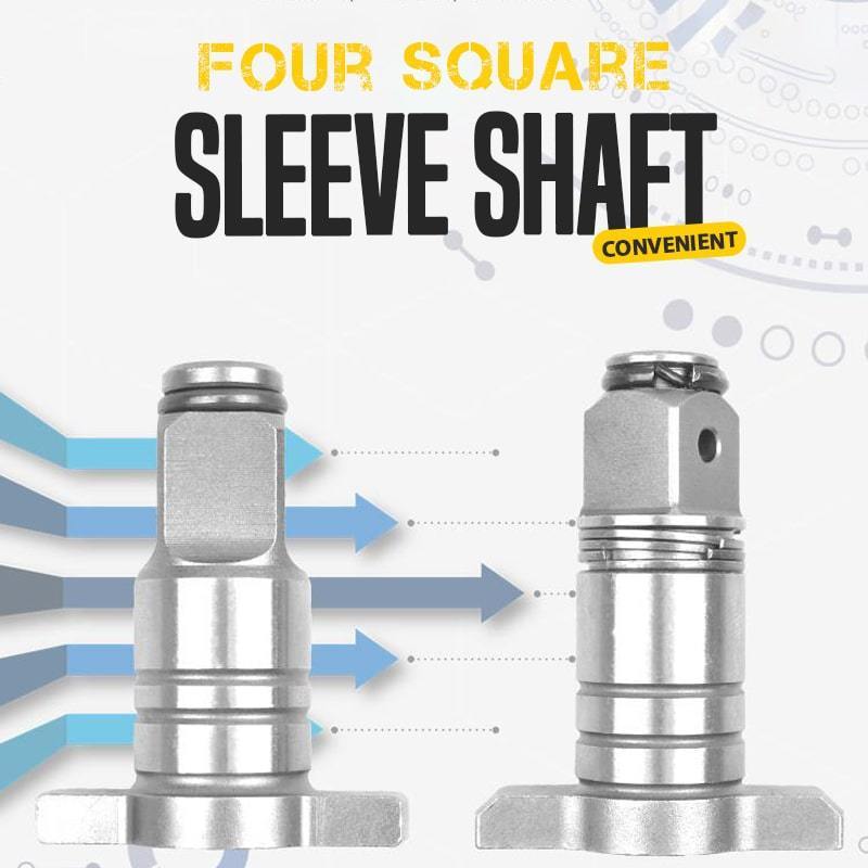 Single-sided sleeve shaft