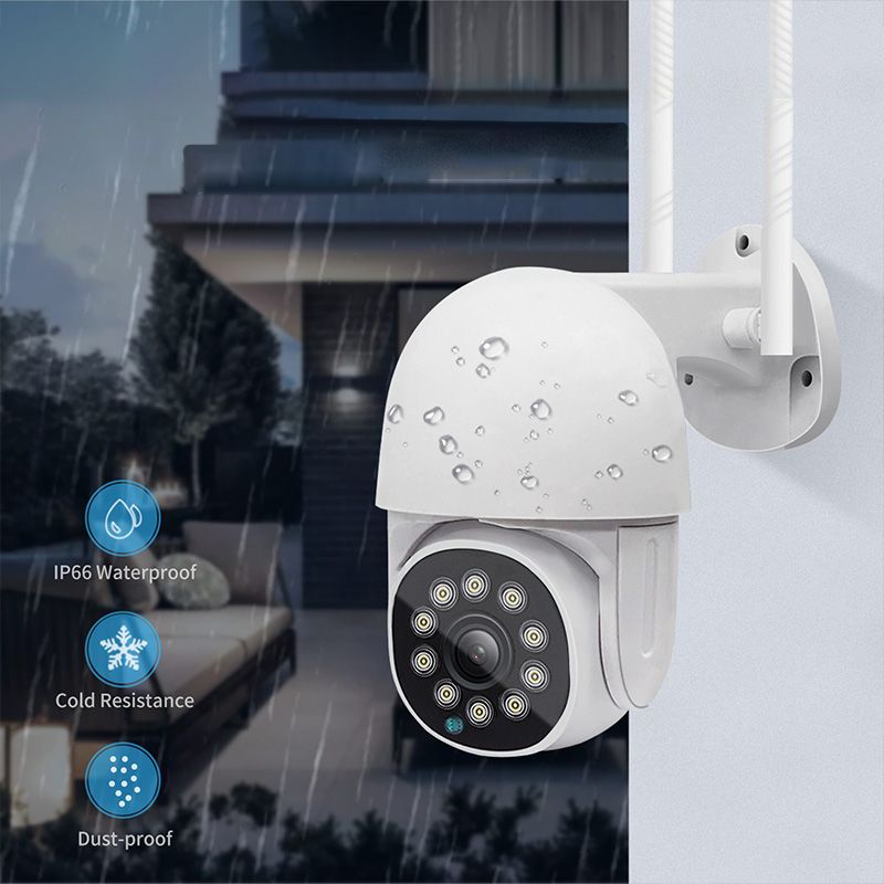 Waterproof wireless smart surveillance camera