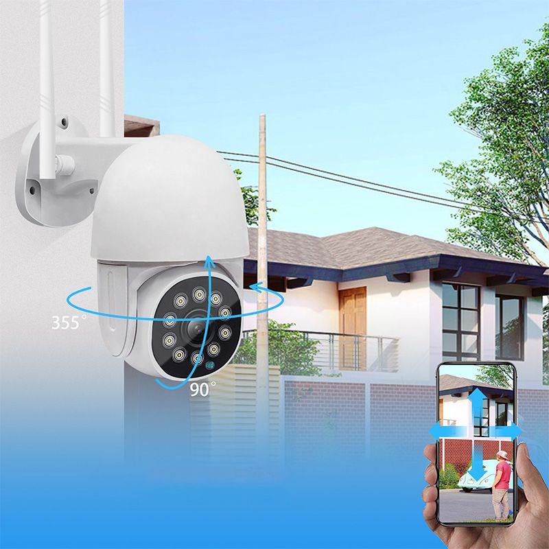 Waterproof wireless smart surveillance camera