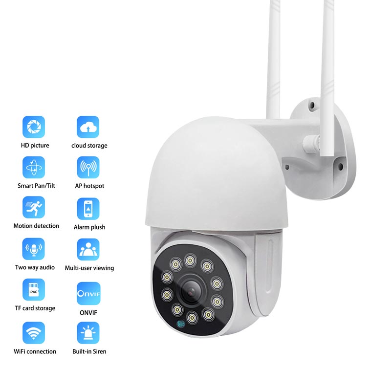 Waterproof wireless smart surveillance camera