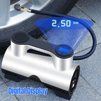 Portable wireless tire inflator with digital display