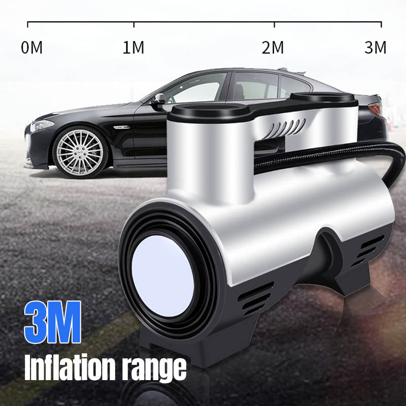 Portable wireless tire inflator with digital display