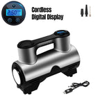 Portable wireless tire inflator with digital display