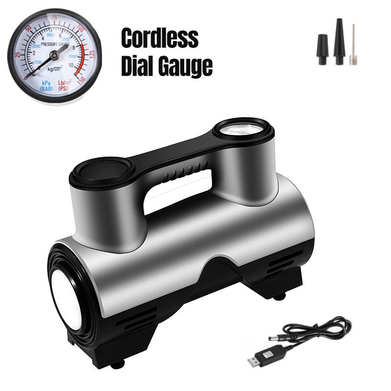 Portable wireless tire inflator with digital display