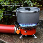 Portable gas stove for camping