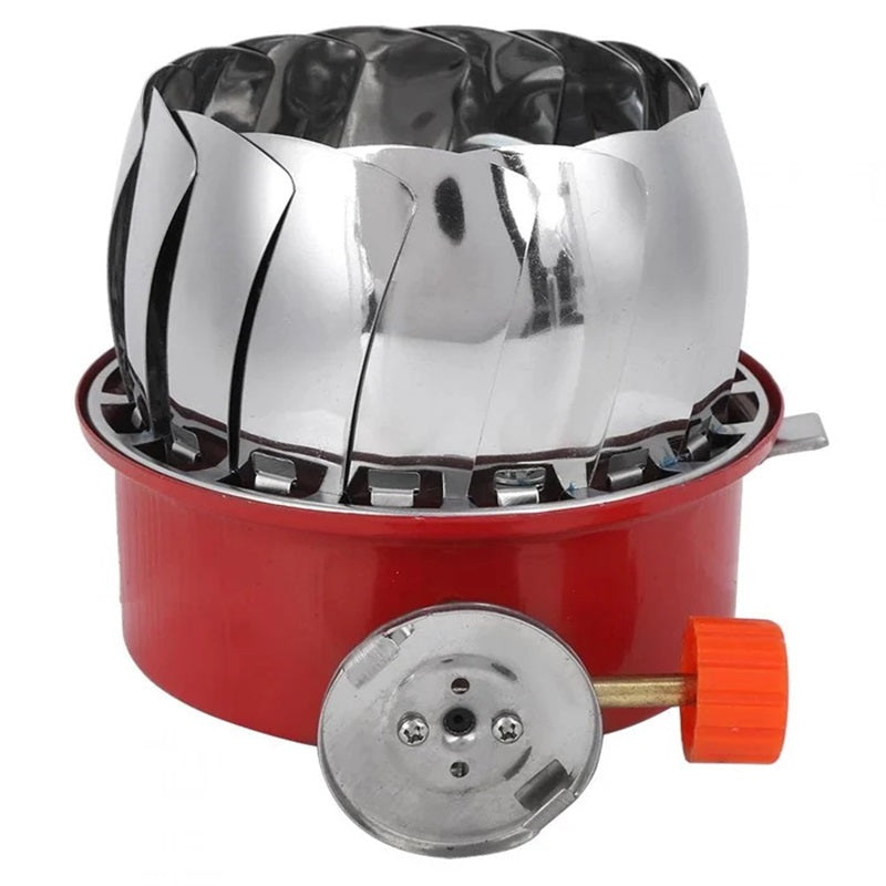 Portable gas stove for camping