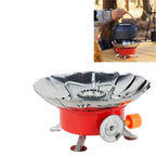 Portable gas stove for camping