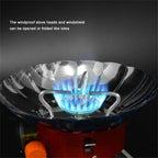 Portable gas stove for camping