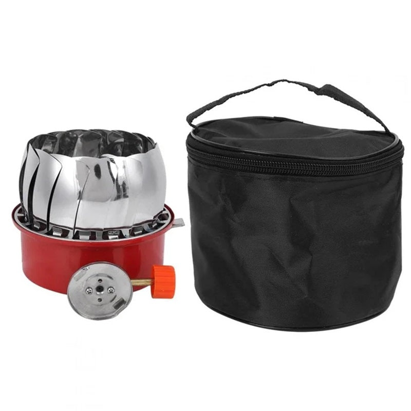 Portable gas stove for camping