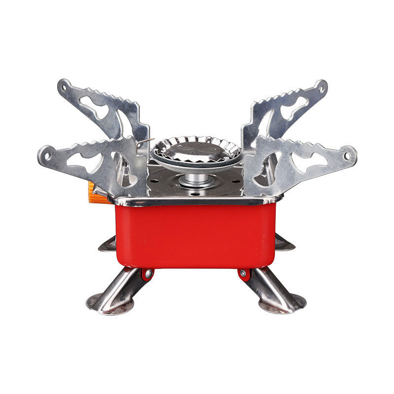 Portable gas stove for camping
