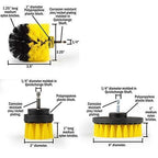Electric disc with soft and hard brush for cleaning