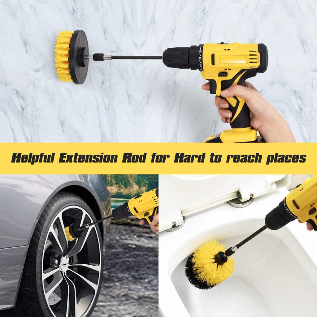 Electric disc with soft and hard brush for cleaning
