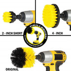 Electric disc with soft and hard brush for cleaning