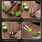 Universal fruit core remover in stainless steel