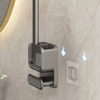Hair dryer wall mount with cord holder