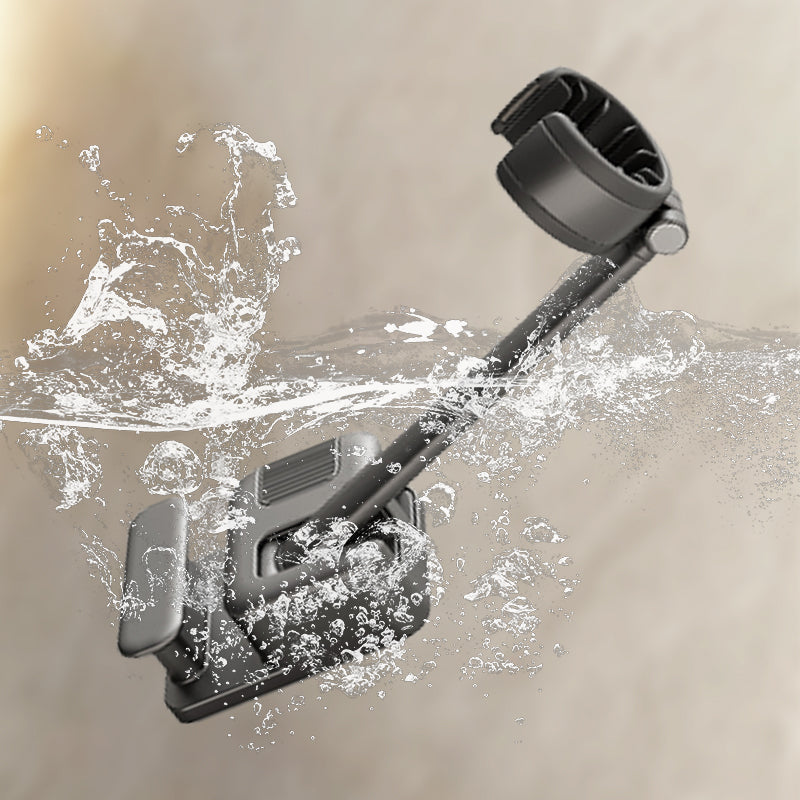 Hair dryer wall mount with cord holder