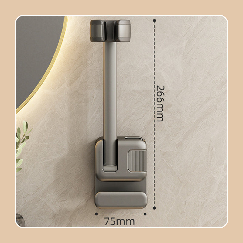 Hair dryer wall mount with cord holder