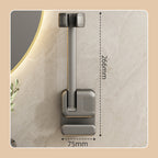 Hair dryer wall mount with cord holder