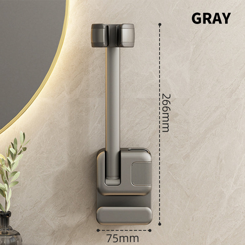 Hair dryer wall mount with cord holder