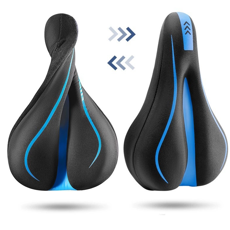 High-elastic silicone coating for bicycle saddle