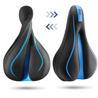 High-elastic silicone coating for bicycle saddle