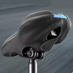 High-elastic silicone coating for bicycle saddle