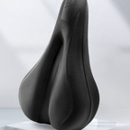 High-elastic silicone coating for bicycle saddle