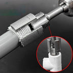 Tools for internal and external threading on PVC pipes
