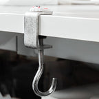 Removable hooks without holes for the desk