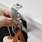 Removable hooks without holes for the desk