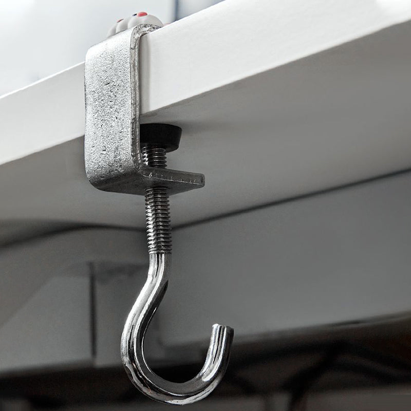 Removable hooks without holes for the desk