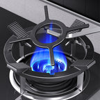 Universal gas stove stand with non-slip support shelf