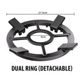 Universal gas stove stand with non-slip support shelf