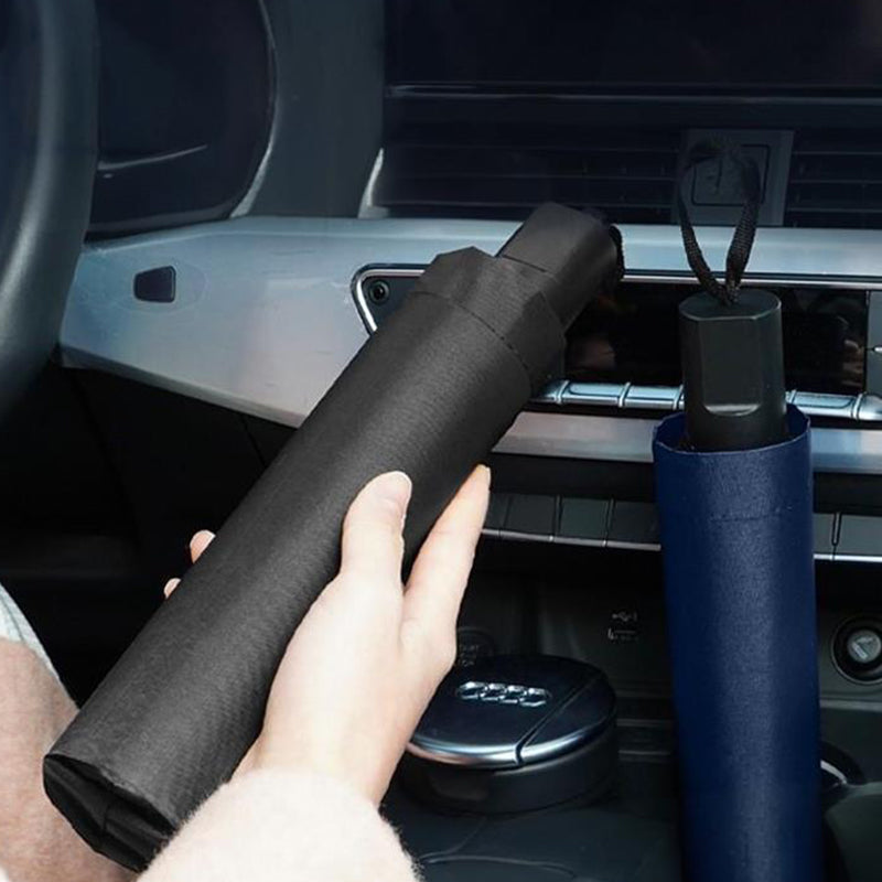 Large foldable umbrella with 12 wind-resistant ribs