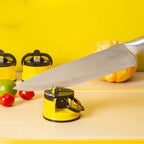 Mini knife sharpener with suction cup