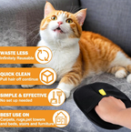 Electrostatic gloves for removing pet hair